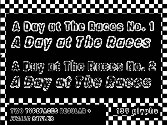 A Day at the Races: A Vintage Display Font for Modern Brand Campaigns