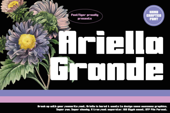 Ariella Grande: A Bold Display Font for Dynamic Editorial Design