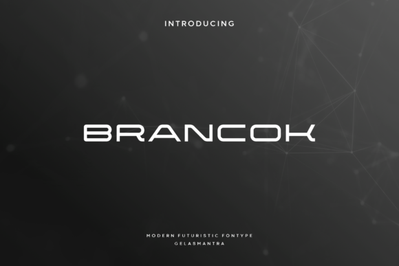 Brancok: A Futuristic Display Font for Modern Web Design