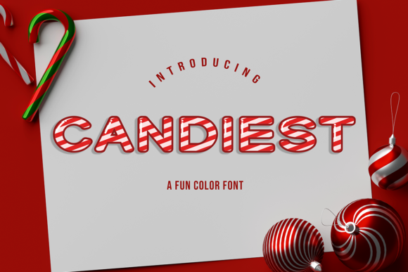 Candiest: A Playful Display Font for Crafters and Product Designers