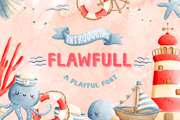 Flawfull: A Playful Display Font for Editorial Charm and Brand Personality