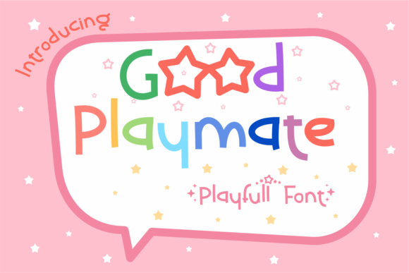 Good Playmate: A Cheerful Display Font for Joyful Editorial Designs