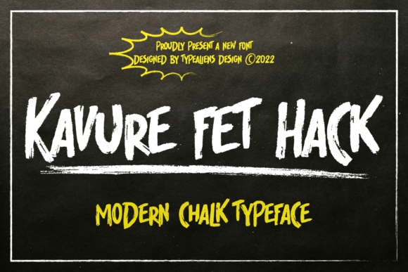 Kavure Fet Hack: A Playful Display Font for Editorial Charm