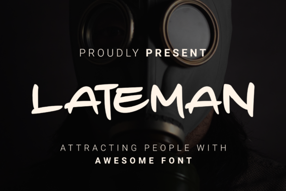 Lateman: A Casual Display Font That Brings Handmade Charm to Every Design