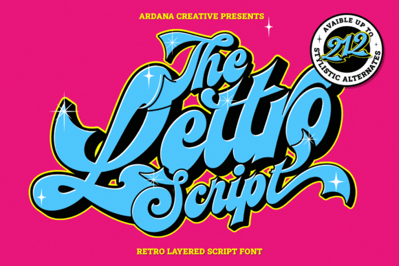 Lettro: A Bold Display Font for Unique Brand Identities