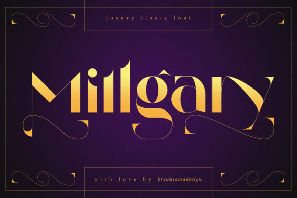 Millgary: A Stylish Display Font That Elevates Small Business Branding