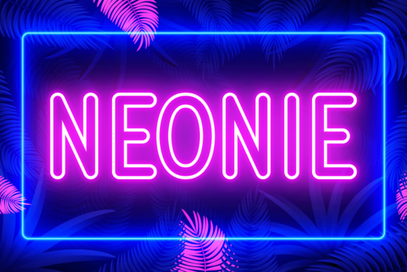 Neonie: A Stylish Display Font for Modern Web Design