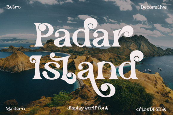 Padar Island: A Charming Display Font for Modern Marketing and Digital Design