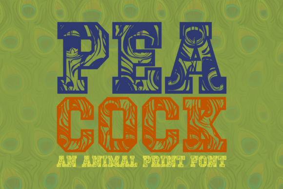 Peacock: A Display Font That Elevates Campaign Visuals with Personality
