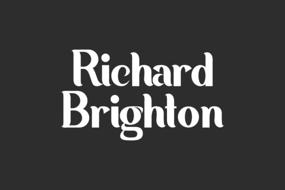 Richard Brighton: A Bold Display Font for High-Impact Campaign Visuals