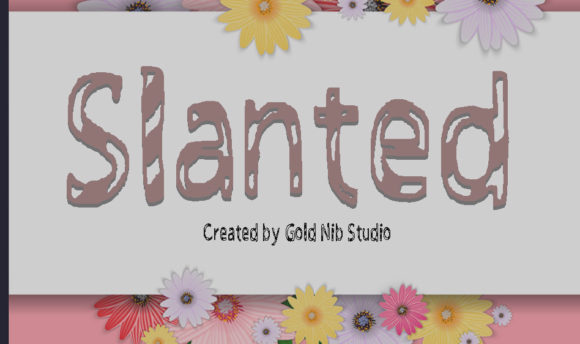 Slanted: A Playful Display Font for Scroll-Stopping Marketing Visuals