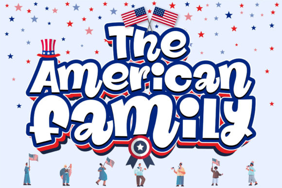 The American Family: A Bold Display Font for Web Designers