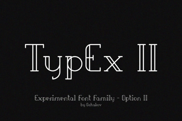 TypEx II: A Modern Display Font for Editorial and Branding Projects