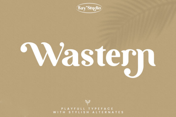 Wastern: A Stylish Display Font That Elevates Small Business Branding