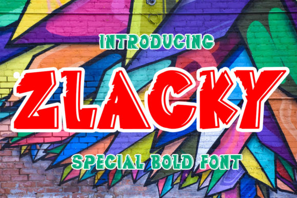 Zlacky: A Joyful Display Font for Web Designers and Digital Creators